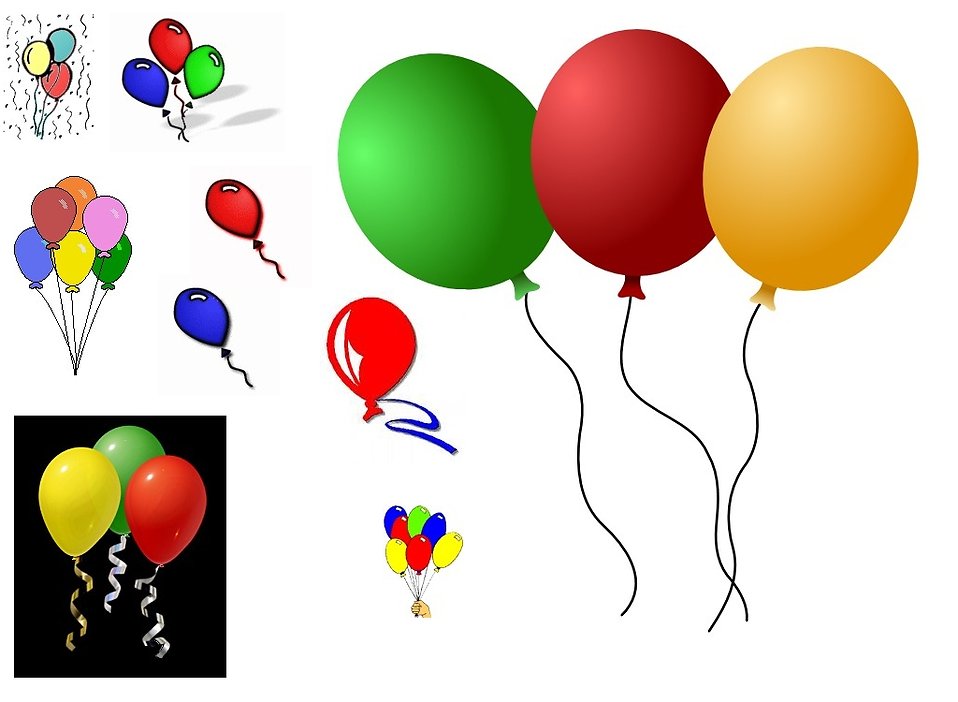 party balloons clipart - photo #30
