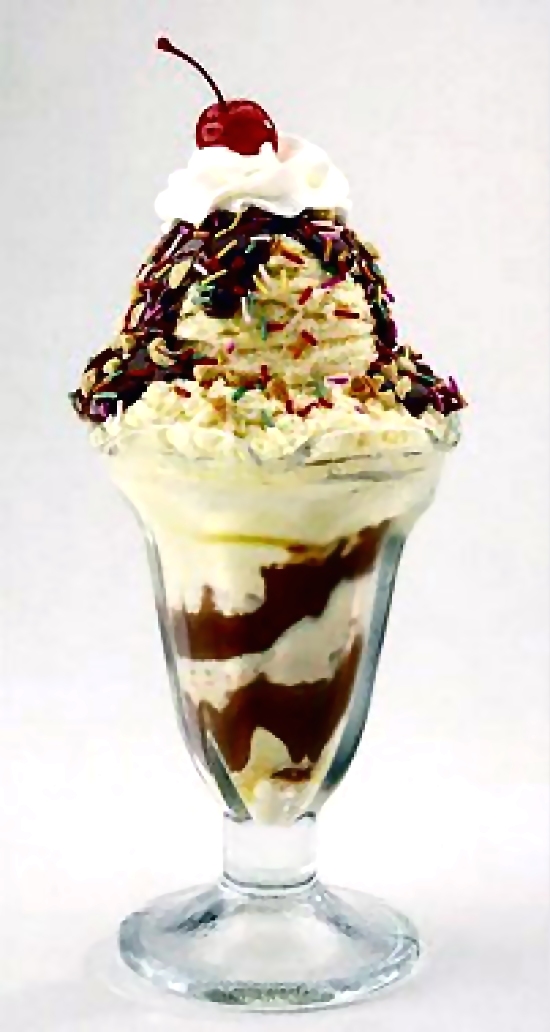 free clipart of ice cream sundae - photo #50
