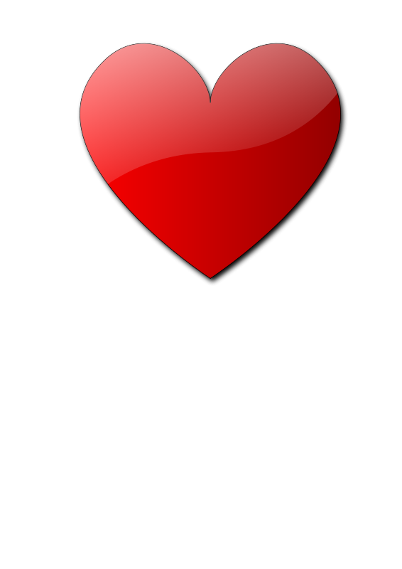 small red heart clipart free - photo #15