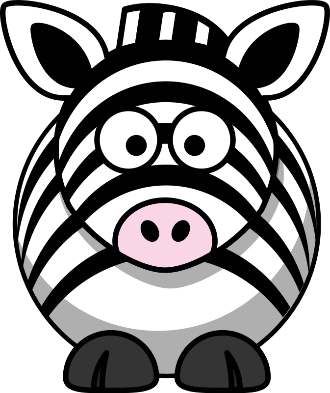 pictures of zebras cartoon. Of A Cartoon Zebra