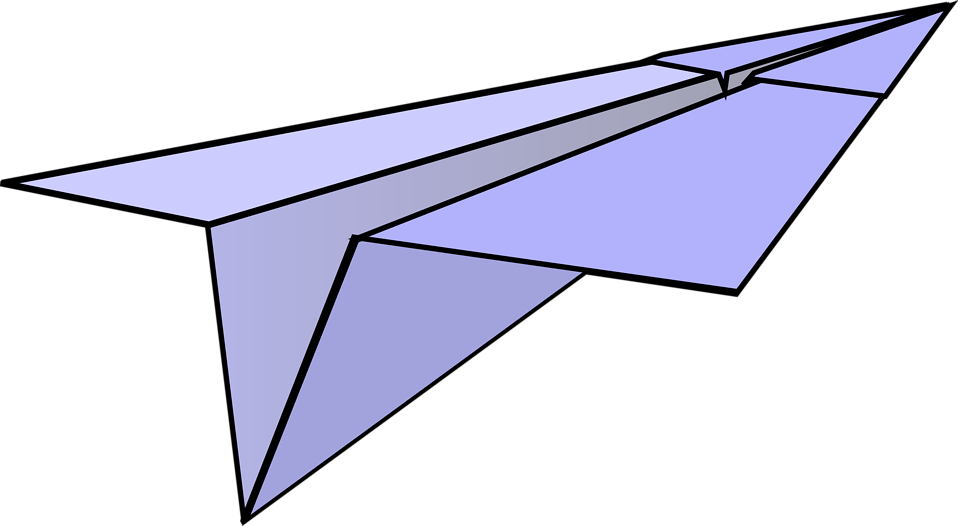 paper airplane clipart - photo #7