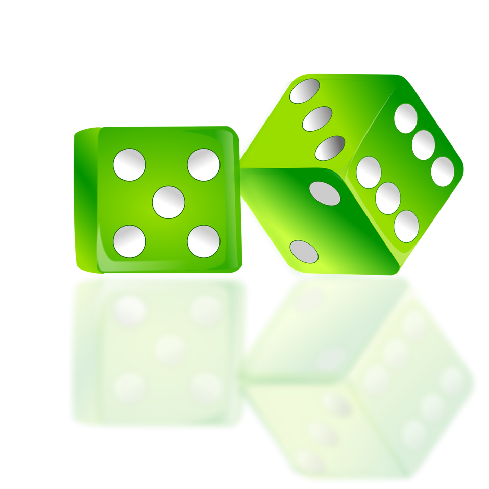 green dice clipart - photo #3