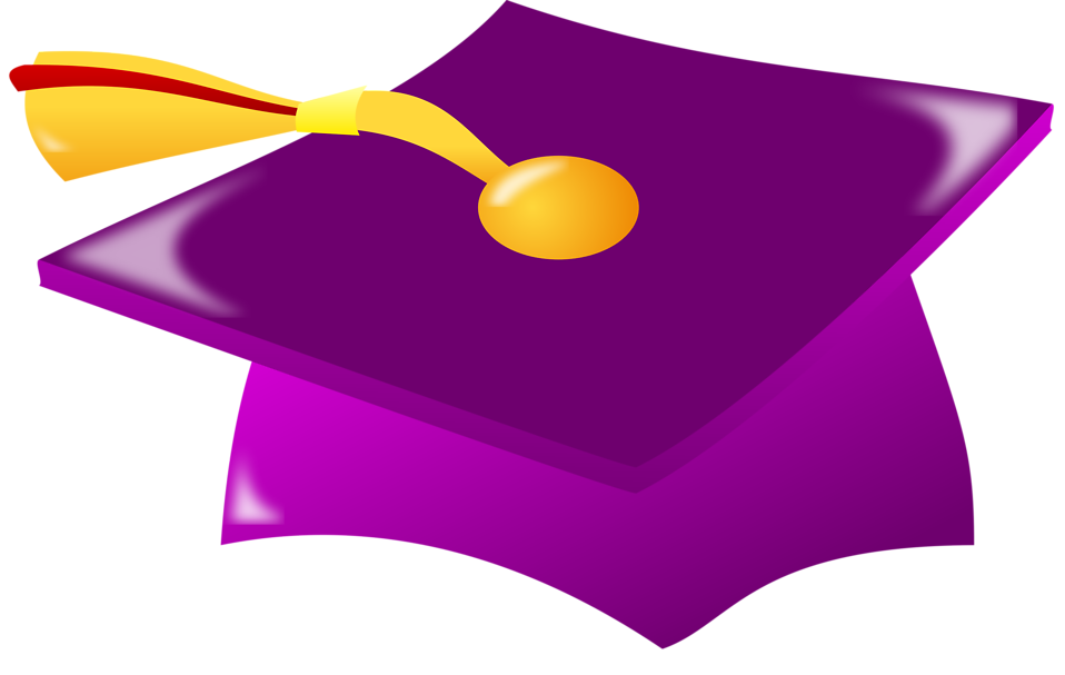 purple graduation cap clip art free - photo #14