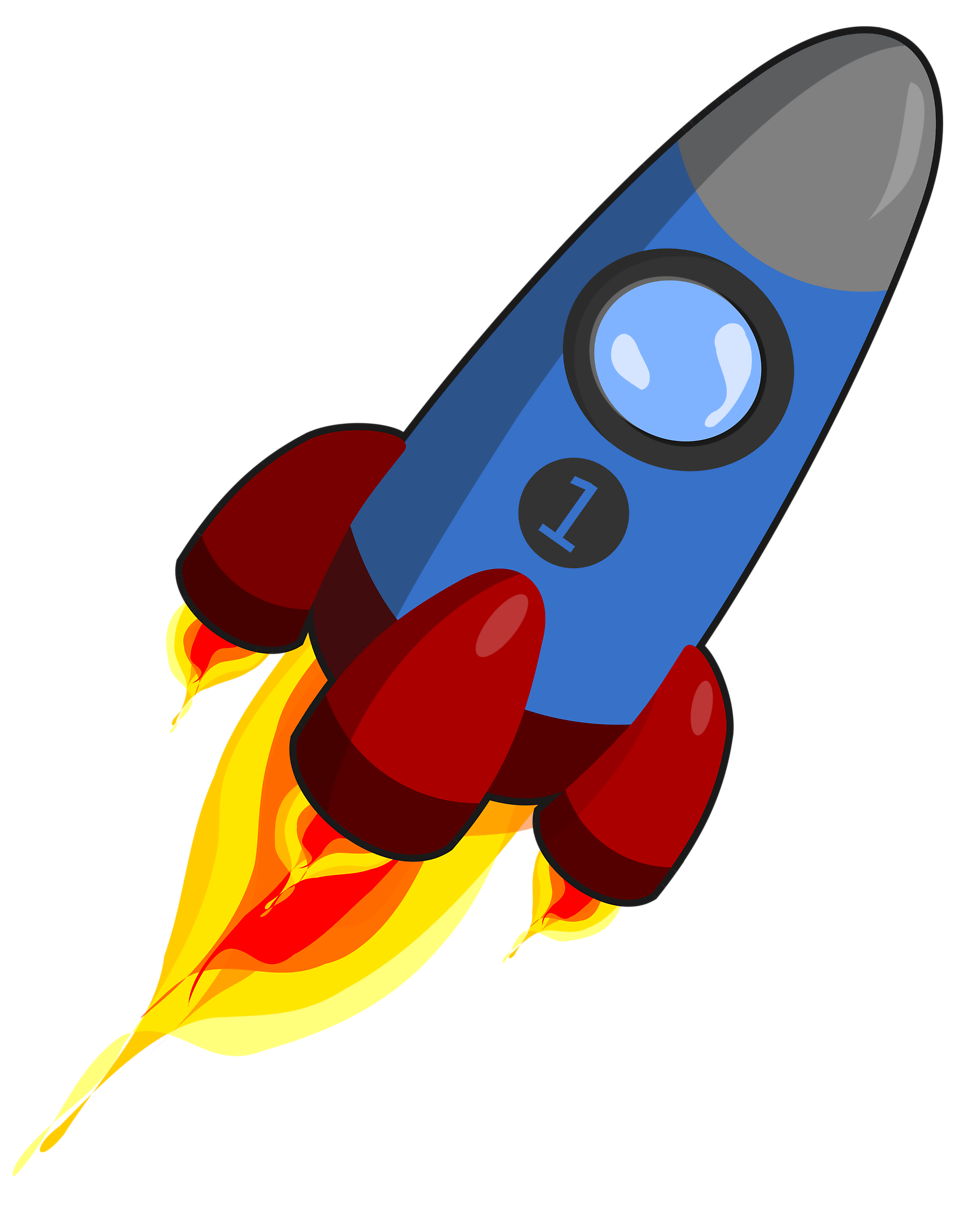 Rocket | Free Stock Photo | Illustration of a blue rocket | # 16613