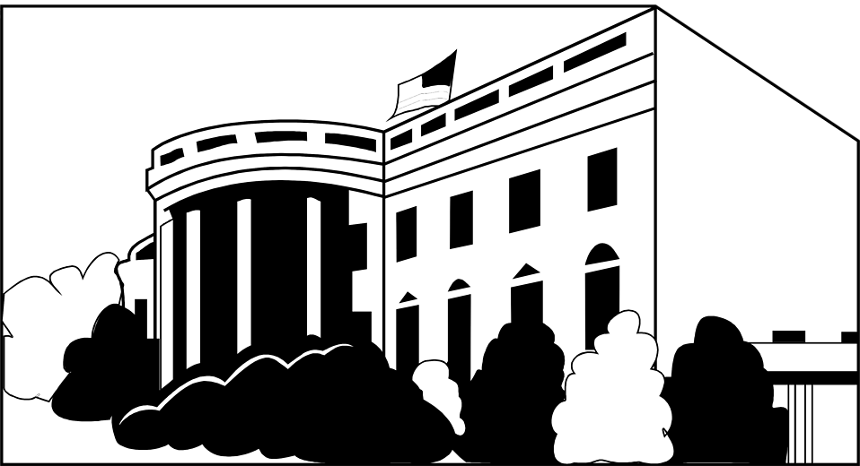 the white house clipart - photo #20