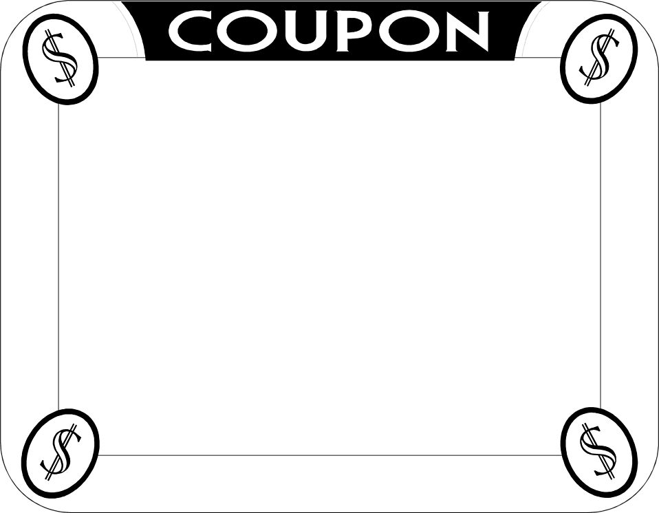 free clipart coupon design - photo #3