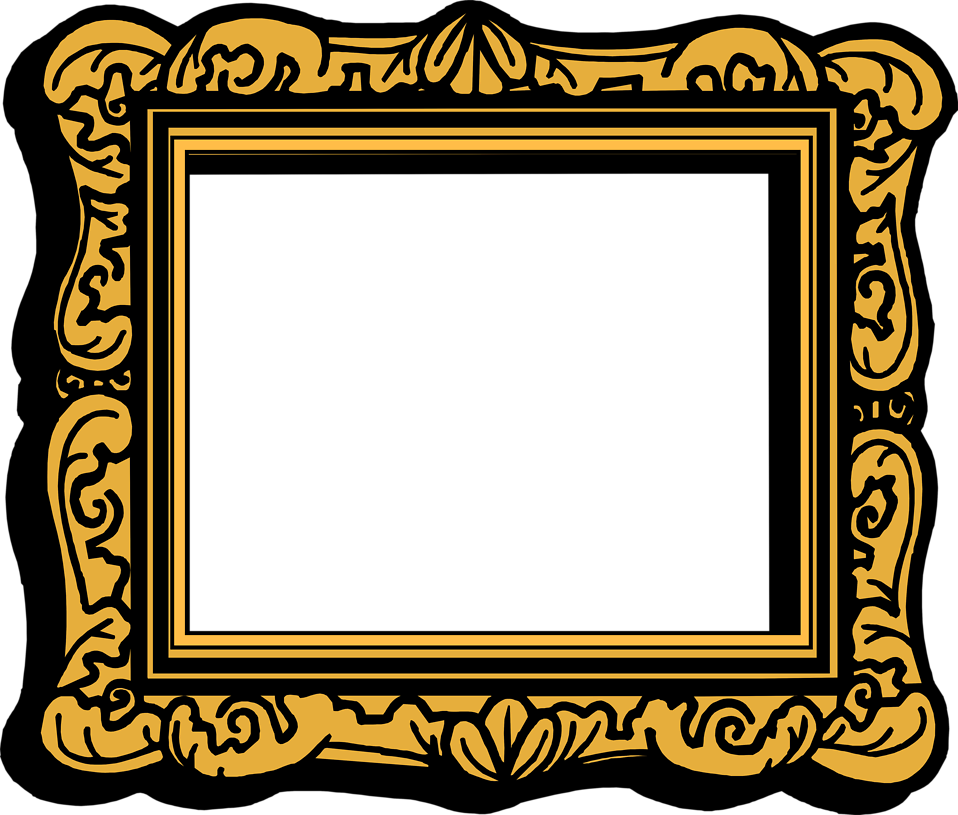 Picture Frame Free Stock Photo Illustration of a blank picture frame 3228
