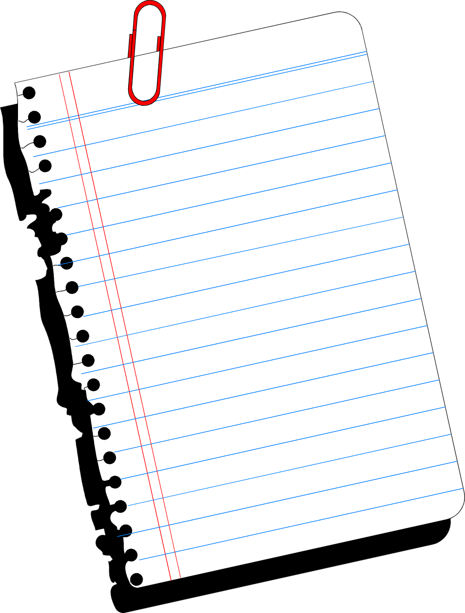 notebook paper clipart - photo #8