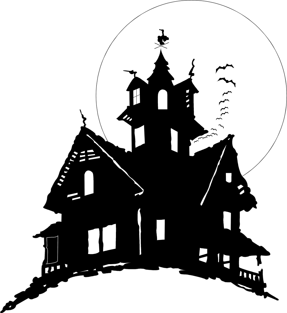 ghost house clipart - photo #50