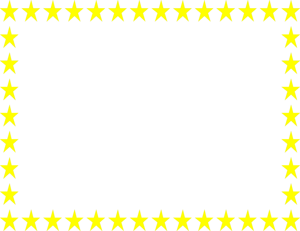 yellow star border clip art - photo #1