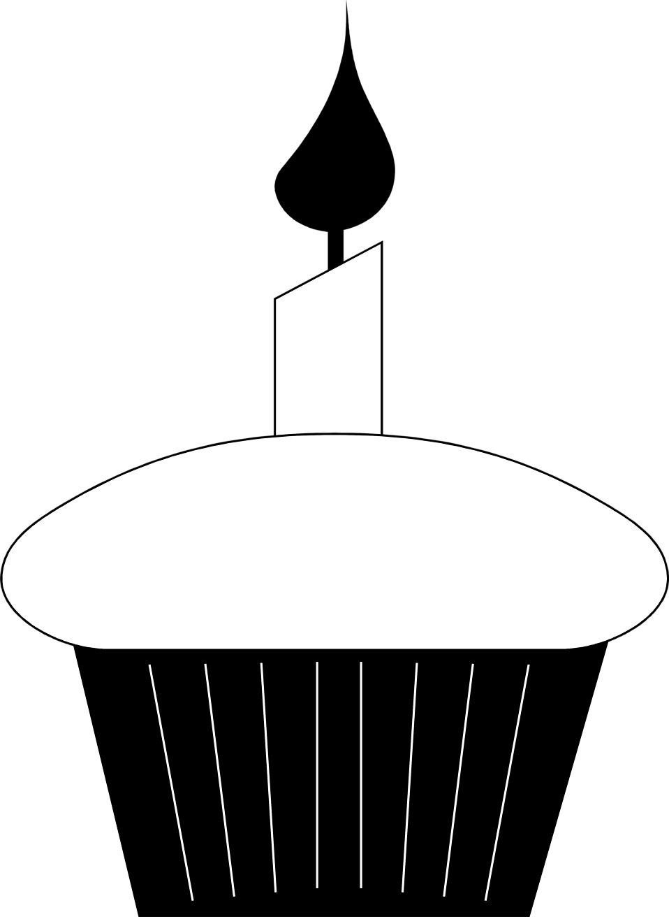 pictures of cupcakes clipart. Illustration of a cupcake with