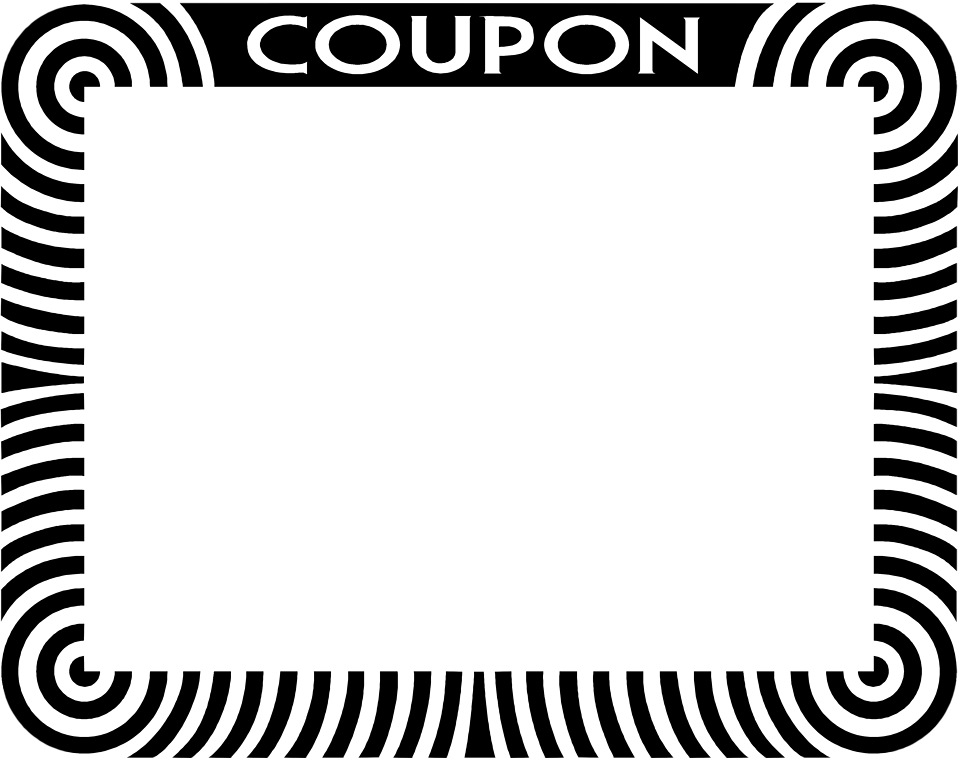 free clipart coupon design - photo #2