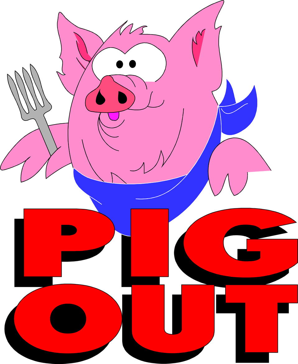 pig out clip art - photo #2