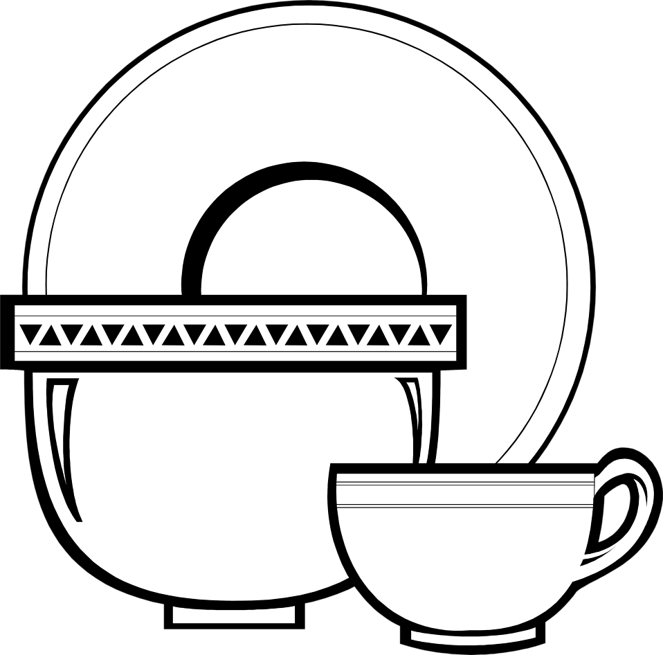 cup plate clipart - photo #9