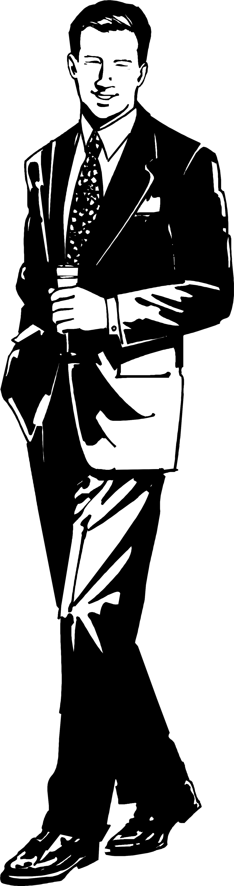 man in suit clipart - photo #45
