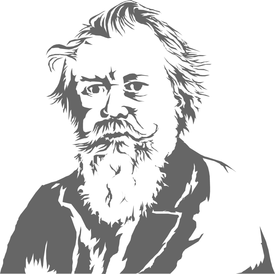 old black and white pictures of people. Illustration of an old man