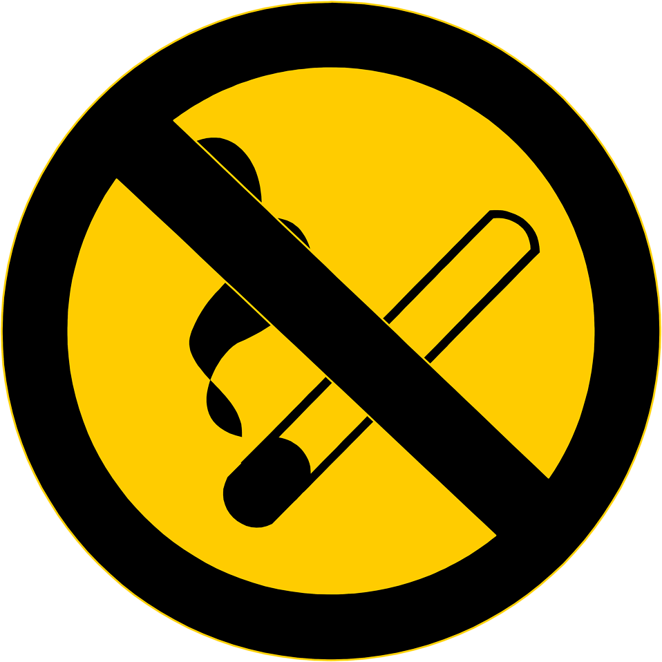 clipart no smoking symbol - photo #47