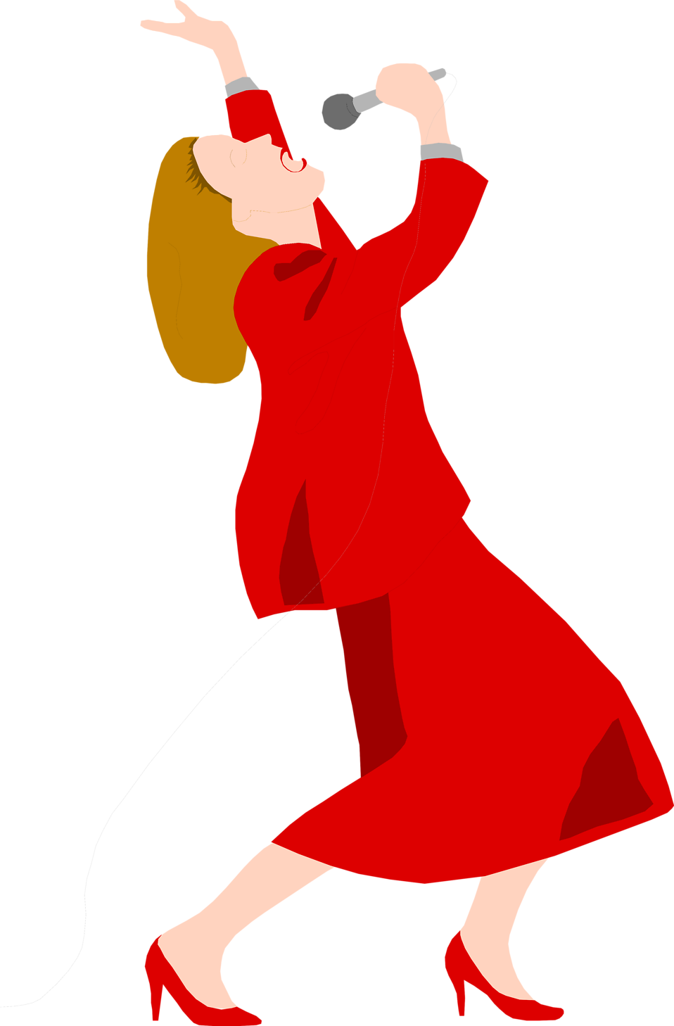 free clipart of girl singing - photo #26