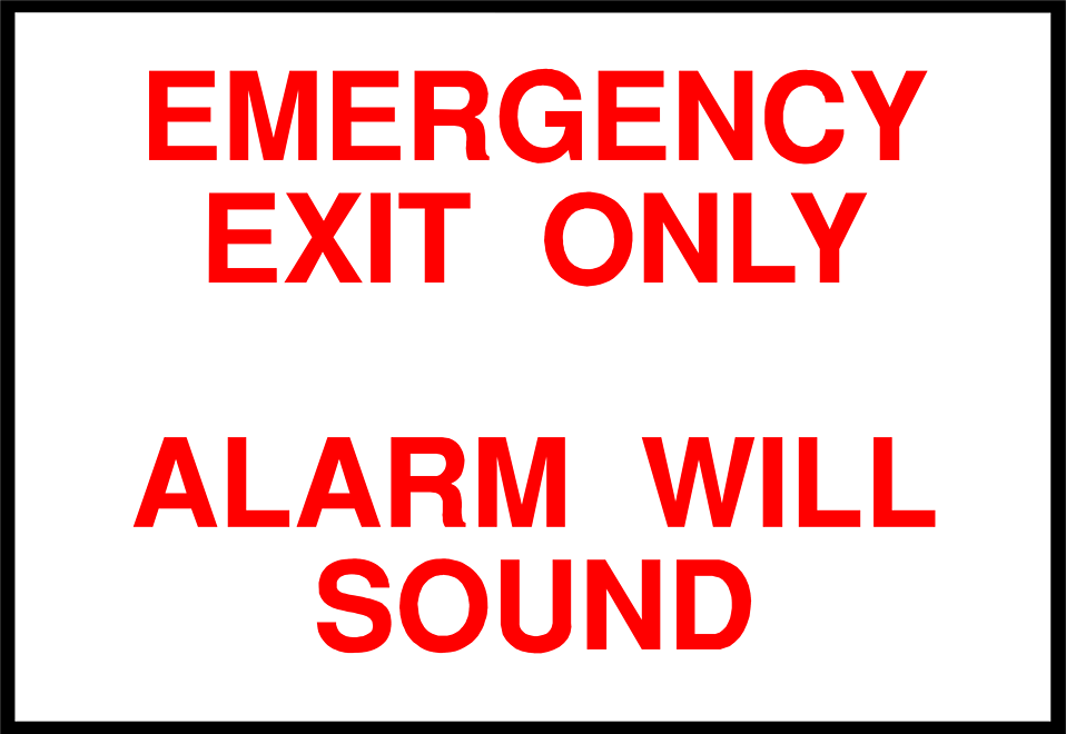 clipart emergency exit - photo #34