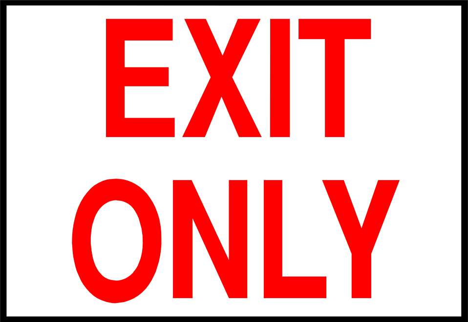 clipart exit - photo #26