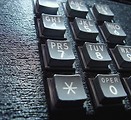 Free Stock Photo: Closeup of a telephone keypad