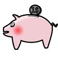 Free Stock Photo: Piggy bank illustration
