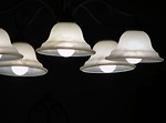 Free Stock Photo: Closeup of a light chandelier.