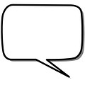Free Stock Photo: Blank cartoon bubble