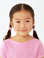 Free Stock Photo: A cute smiling Asian girl isolated on a white background