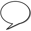 Free Stock Photo: Blank cartoon bubble