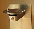 Free Stock Photo: A water fountain on a wall