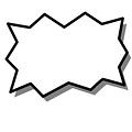 Free Stock Photo: Blank cartoon bubble