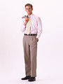 Free Stock Photo: A young business man in a tie isolated on a white background
