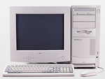 Free Stock Photo: A desktop computer isolated on a white background