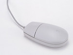 Free Stock Photo: A computer mouse isolated on a white background