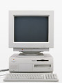 Free Stock Photo: A computer isolated on a white background
