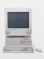 Free Stock Photo: A computer isolated on a white background