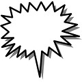 Free Stock Photo: Blank cartoon bubble