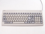Free Stock Photo: A computer keyboard isolated on a white background