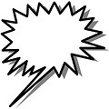 Free Stock Photo: Blank cartoon bubble
