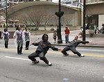 Free Stock Photo: A marching band in the 2010 Atlanta Saint Patrick