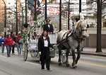 Free Stock Photo: A horse and carriage in the 2010 Atlanta Saint Patrick
