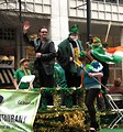Free Stock Photo: A Bono lookalike on a float in the 2010 Atlanta Saint Patrick