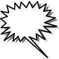 Free Stock Photo: Blank cartoon bubble