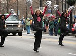 Free Stock Photo: Beautiful cheerleaders in the 2010 Atlanta Saint Patrick