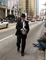 Free Stock Photo: A man passing out candy at the 2010 Atlanta Saint Patrick