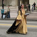 Free Stock Photo: A beautiful woman in a medieval dress in the 2010 Atlanta Saint Patrick