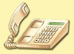 Free Stock Photo: Yellow cartoon telephone