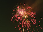 Free Stock Photo: Colorful fireworks in the night sky