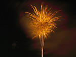 Free Stock Photo: Colorful fireworks in the night sky